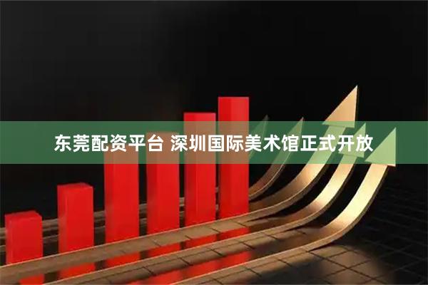 东莞配资平台 深圳国际美术馆正式开放